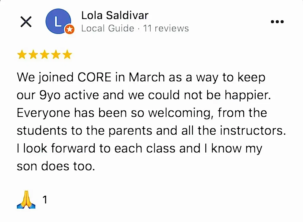 Family MA Classes | Core Fitness & Martial Arts Henderson